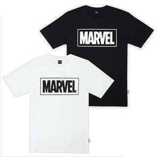 เสื้อยืดครอป Marvel Family T-Shirt - เสื้อยืดผู้ชาย ผู้หญิง ลายโลโก้มาร์เวล สินค้าลิขสิทธ์แท้100% characters studio