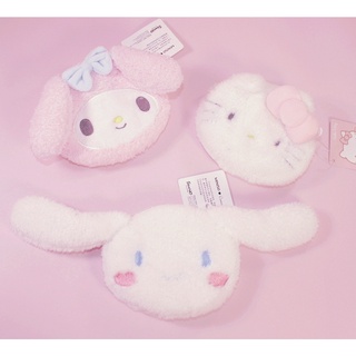 กระเป๋าใส่เหรียญ ผ้ากํามะหยี่ขนนิ่ม ลาย hello Kitty Melody Cinnamon Dog น่ารัก อเนกประสงค์ สไตล์ญี่ปุ่น