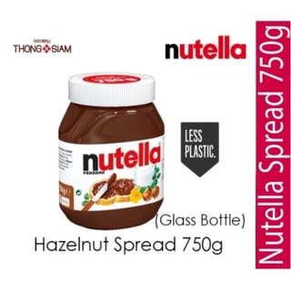 โปรโมชั่น! Nutella Spread 750g. แยมนูเทลล่า ขวดแก้ว 750กรัม BBE: 27/10/2026  ถูกที่สุด