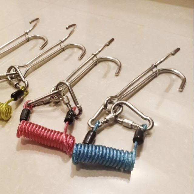 Scuba Diving Equipment Scuba Diving Anti-lost Spiral Spring Coil Lanyard Safety Emergency Tool With One Quick.jpg 640x640 Lanyard Scuba