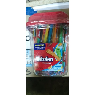 พร้อมส่ง ขนมเจลลี่USA Low Fat TWIZZLERS (Rainbow) แบ่งขาย 6 เส้นคละรส