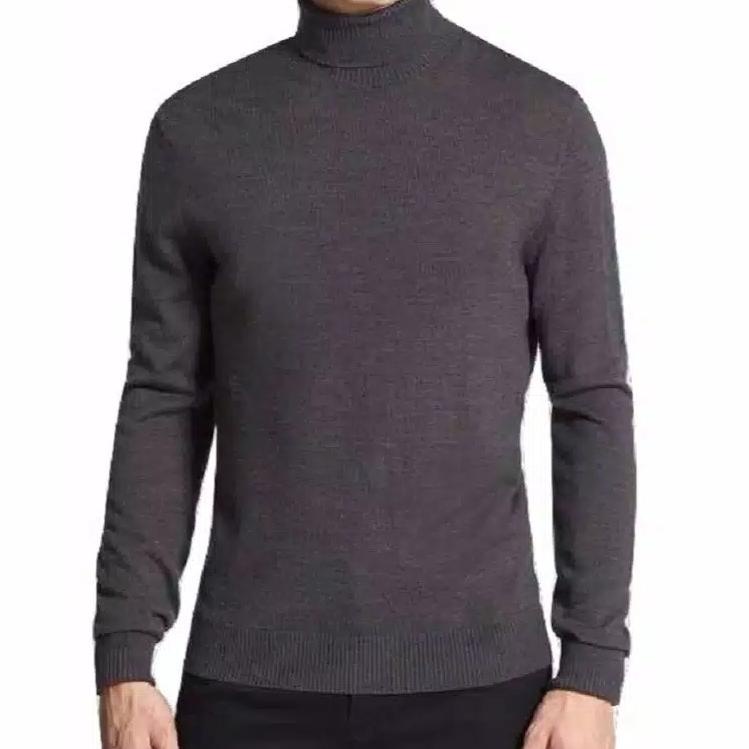 ATC DIRECTLY.. เสื้อถักคอยาวธรรมดา/เสื้อสเวตเตอร์เกาหลีสมัยใหม่