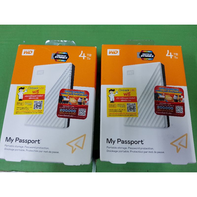 External Harddisk WD ความจุขนาด 4 TB