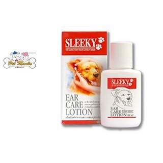 SLEEKY Ear lotion โลชั่นทำความสะอาดหูสำหรับสุนัขขนาด 50 CC.