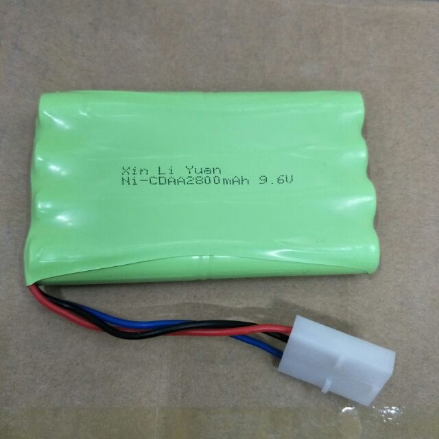 แบตแจ็คสามสาย 9.6v 2800m ใช้กับรถบังคับ