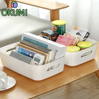 OKUMI_SHOP (ลูกค้าใหม่1บาท) ตะกร้าเก็บของ กล่องใส่ของ กล่องเก็บของ กล่องใส่ของอเนกประสงค์