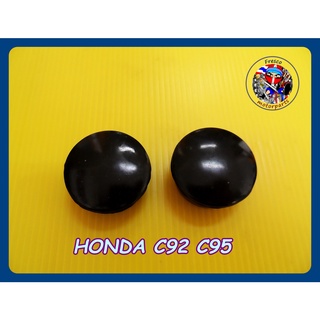 ยางอุดตะเกียบหลัง 1 คู่ Honda C92 C95 CA92 CA95 CB92 CA160 Rear Fork Swing arm Cap Set