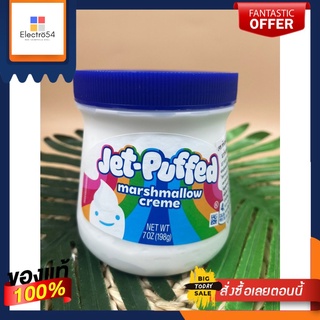 คราฟท์เจ็ทครีมมาร์ชเมลโล่ 198 กรัม/Kraft Jet Puffed Marshmallow Creme 198gKraft Jet Puffed Marshmallow Creme 198g/Kraft