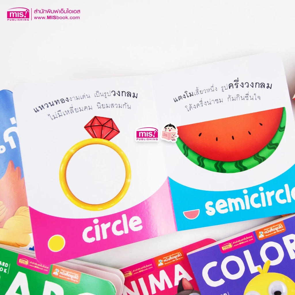 บอร์ดบุ๊คของหนู 7 เล่ม For 0+ ซื้อแยกเล่มได้ หนังสือเด็กแรกเกิด กระดาษแข็ง ฉีกไม่ขาด board book thumbnail 7