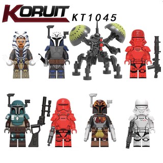 โมเดลฟิกเกอร์ Star model Wars Series Ahsoka Tano buzz droid Mandalorian Troopers KT1045