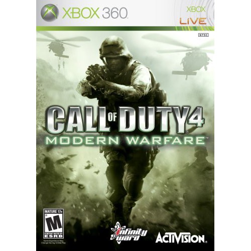 แผ่น XBOX 360 : Call of Duty 4 Modern Warfare  ใช้กับเครื่องที่แปลงระบบ JTAG/RGH