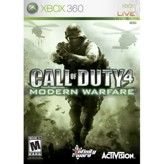 แผ่น XBOX 360 : Call of Duty 4 Modern Warfare  ใช้กับเครื่องที่แปลงระบบ JTAG/RGH