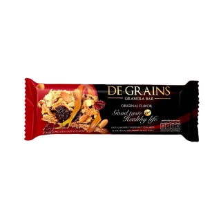 Granola bar กราโนล่า บาร์ (Premium) อร่อย อิ่มท้อง แบรนด์ De Grains (เดอ เกรนส์) ขนมเพื่อสุขภาพ อาหารเช้า