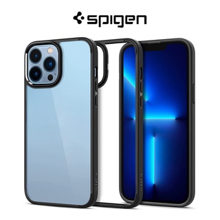 Spigen เคส iPhone 13 Pro อัลตร้าไฮบริด / คริสตัลไฮบริด สีดํา ปลอกป้องกันการหล่น ด้วยเทคโนโลยีเบาะลม