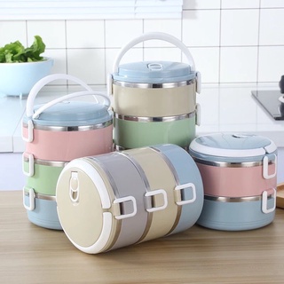 ปินโต ปิ่นโตสแตนเลส ปิ่นโตใส่อาหาร ปิ่นโตเก็บอุณหภูมิ 3 ชั้น P1301-3 #TBT SHOP