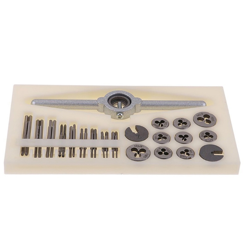 ONE 31 ชิ้น Mini HSS เมตริกเกลียวปลั๊กก๊อกตายประแจชุด M1-M2 5 สกรูใหม่