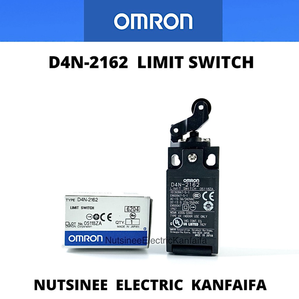 D4N-2162 LIMIT SWITCH OMRON ของแท้ ราคา 760 บาท