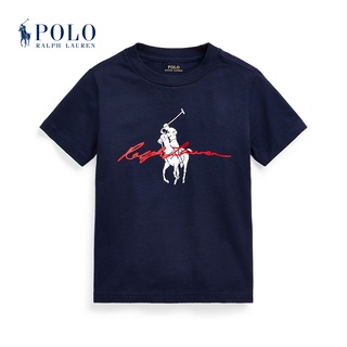 HH Ralph Laurenn/Ralph Laurenn ฤดูใบไม้ผลิ Big Ponyy เสื้อยืด RL35069 เสื้อยืดผ้าฝ้าย
