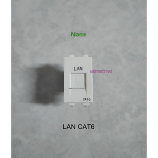 NANO รุ่น NN-LAN6 เต้ารับคอมพิวเตอร์ ปลั๊ก LAN CAT6