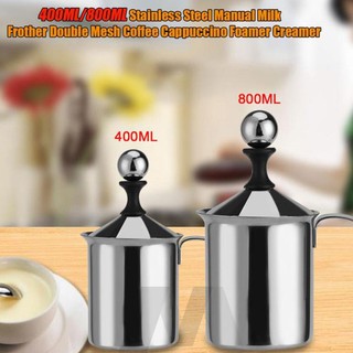 KITCHENWARE_NUMBER1 ที่ตีฟองนมสแตนเลส ฟิลเตอร์ที่ตีหนา2ชั้น