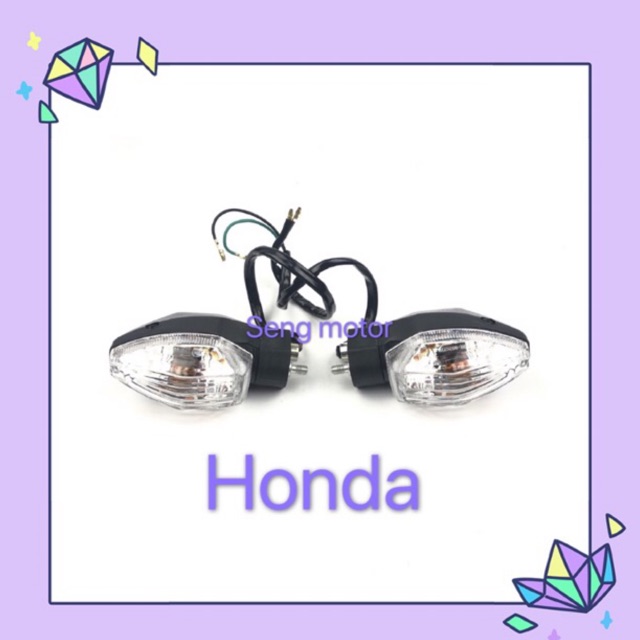 HONDA RS RS150R CX110 CX-ALPHA DASH2 DASH ใหม่ DASH2-FI BEAT110 BEAT SIGNAL BELAKANG SIGNAL REAR