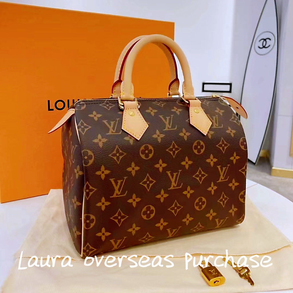 พรีออเดอร์ ของแท้ ของใหม่，Louis Vuitton，SPEEDY 25 Bag，handbag，LV