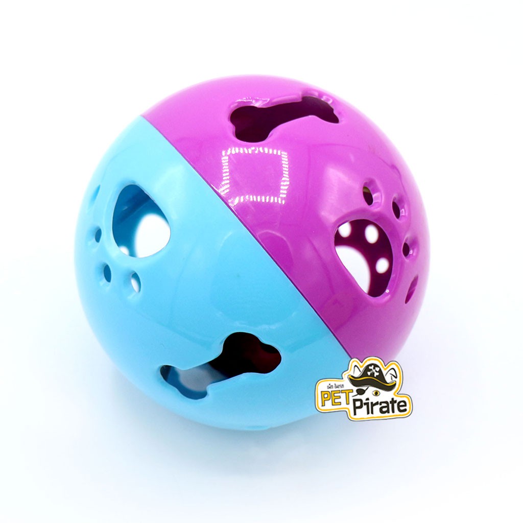 ของเล่นบอล ลูกใหญ่​ มีกระดิ่งกลิ้งเล่นมีเสียง​ ของเล่นสำหรับสัตว์เลี้ยง พลาสติกเกรด A แข็งแรง ทนทาน