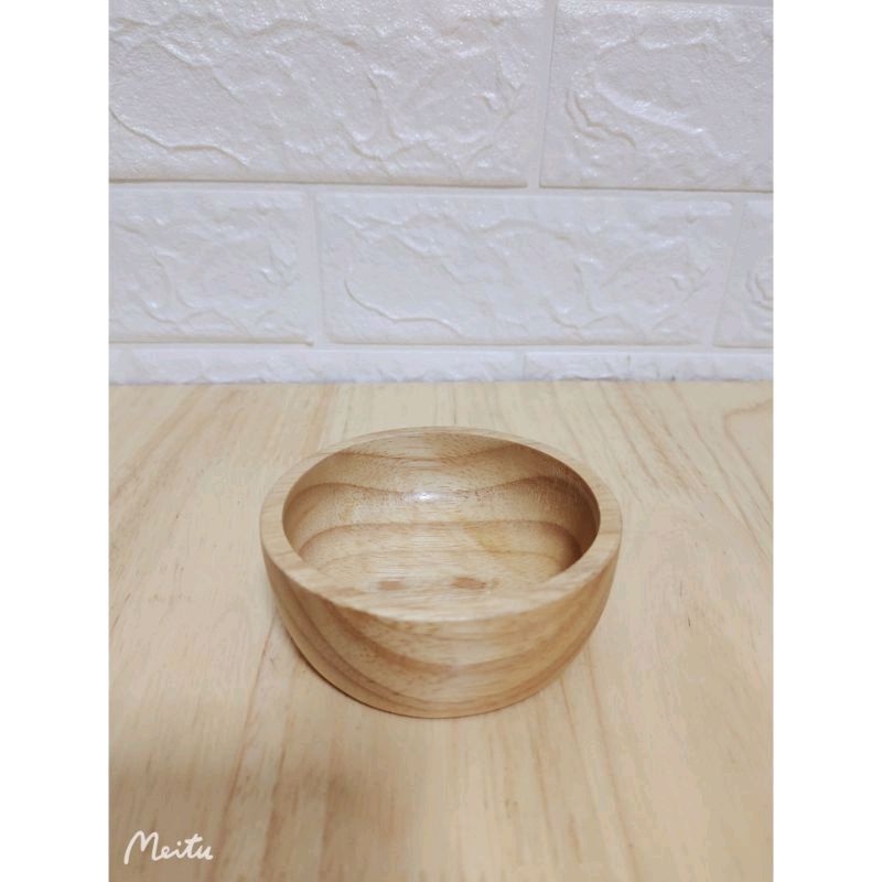 ถ้วยไม้ยางพารา ถ้วยน้ำจิ้ม