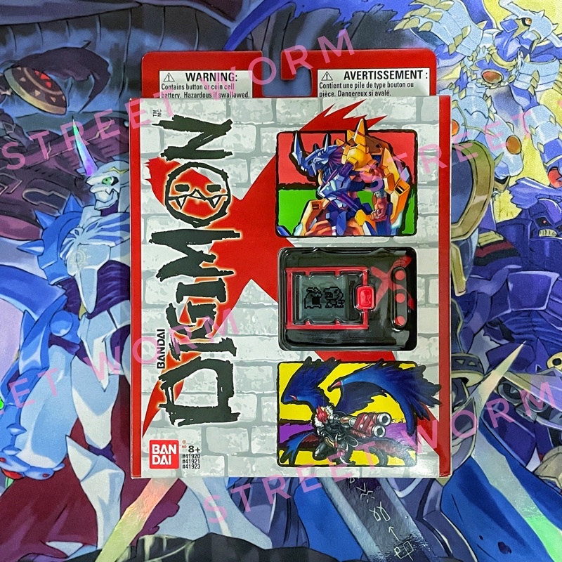 Digimon Bandai V-pet Digimon X US Version 1 Black &amp; Red
