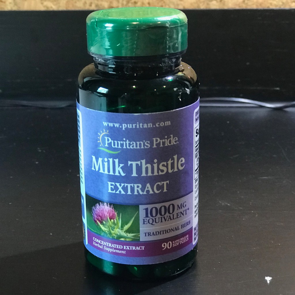 Puritan's Pride Milk Thistle Extract 1000mg