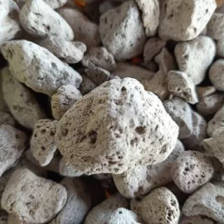 หินภูเขาไฟ 3 KG , 6 KG ถุงตาอวนแช่น้ำสำหรับใส่ถังกรองช่องกรอง สำหรับใส่ช่องกรอง บ่อปลา , กุ้ง , กบ