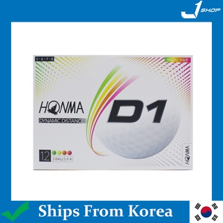 Honma D1 ลูกกอล์ฟไดนามิก สองชิ้น 12 ชิ้น