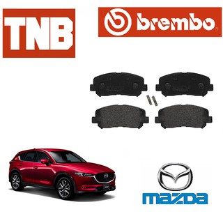 "ผ้าเบรค BREMBO MAZDA CX-5 KE เครื่อง (2.0 2.2D 2.5)ปี12-&gt;,CX-5 KF SkyActiv (2.0 2.2D) ปี17-&gt;(F)P49 045B/C MAZDA CX-5