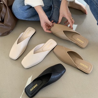 Lanceshoes Kasut Perempuan รองเท้าส้นแบน พื้นนิ่ม พลัสไซซ์ แฟชั่นสําหรับผู้หญิง (34-43)