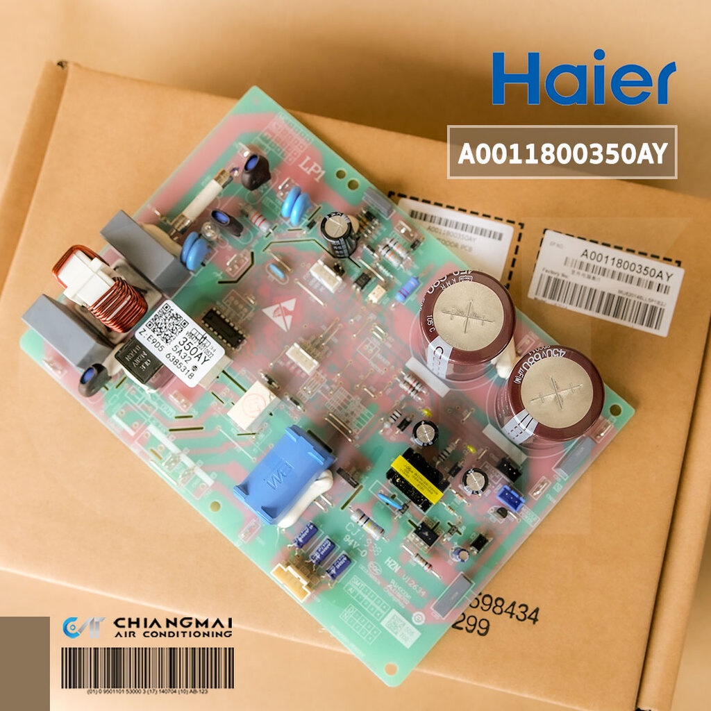 A0011800350AY แผงวงจรแอร์ Haier แผงบอร์ดแอร์ไฮเออร์ แผงบอร์ดคอยล์ร้อน รุ่น HSU-13VNQ03T อะไหล่แอร์ ข