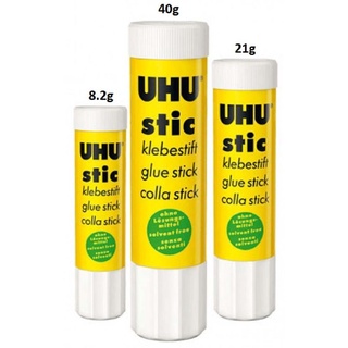 กาวแท่ง UHU Glue Stick กาว UHU Stic แท่ง (8.2กรัม, 21กรัม, 40กรัม)