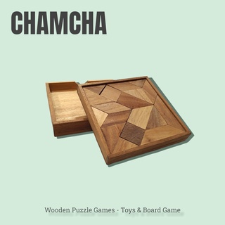 แทนแกรมมุม (Angle Tangram), ของเล่นเสริมสร้างทักษะ และพัฒนาการ -Wooden Toy -Toys -Puzzle Toy -Puzzle Game