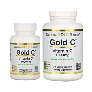 ลดล้างสต็อก! วิตามินซี California Gold Nutrition, Gold C, Vitamin C,1,000 mg.