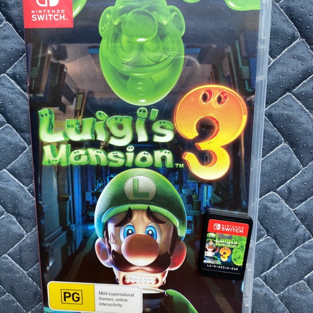 แผ่นเกมส์ Nintendo Switch Luigi’s Mansion 3 มือสอง