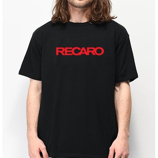 เสื้อยึด คอกลม คุณภาพเยี่ยม RECARO  รถซิ่ง เบาะซิ่ง RACING CAR 001เสื้อยืด