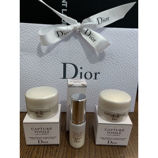 ป้ายคิงแท้ 100% Dior mini capture set 5 ml 2 ชิ้น กับ เซรั่ม 5 ml อีก 1 ชิ้น