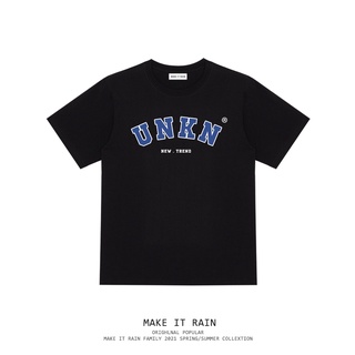 Make IT RAIN เสื้อยืดแขนสั้น ผ้าฝ้ายแท้ พิมพ์ลายตัวอักษร สไตล์ฮิปฮอป