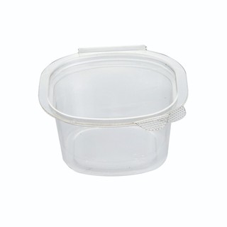 กระปุกน้ำจิ้มพลาสติก PET+ฝา 2ออนซ์ (แพ็ค 50 ชิ้น) ทีแอล Plastic spice jar, PET + Lid, 2 oz (50 pieces pack) TL