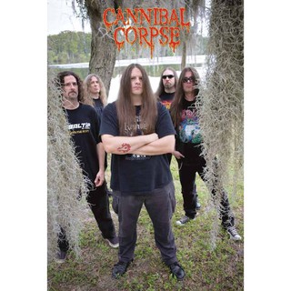 โปสเตอร์ Cannibal Corpse แคนนิเบิลคอปส์ วง ดนตรี เดทเมทัล อเมริกัน รูป ภาพ ติดผนัง สวยๆ poster (88 x 60 ซม.โดยประมาณ)