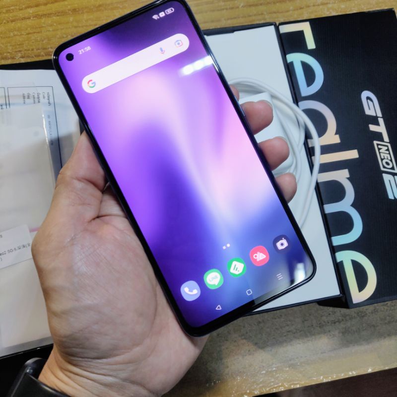 ขาย Realme GT Neo 2 สีฟ้า (8/128) มือสองอายุ 3 วัน ถูกมาก ใหม่มาก ส่งฟรี