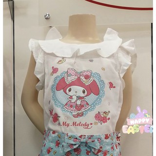 เสื้อ Sanrio แท้ ลด 60 % ใหม่ป้ายห้อย Size 90-160 เสื้อ Melody