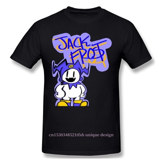 Tee - ผู้ชาย tshirt เสื้อผ้าปรับแต่งขนาดใหญ่ชิน Megami Tensei ตลกอะนิเมะเสื้อยืดแจ็คฟรอสต์แฟชั่นแขน
