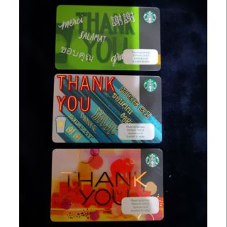 STARBUCKS Thailand 2018  -​ Thank You card