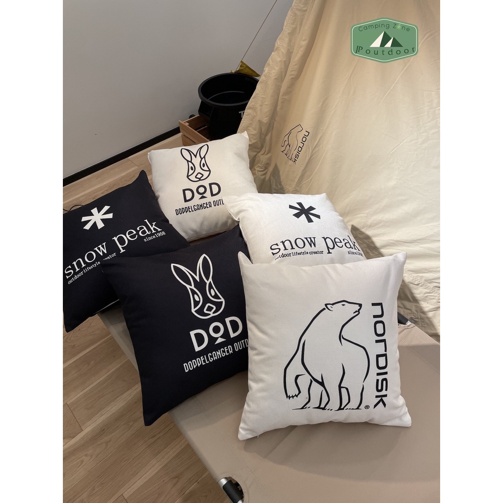 DoD / Snow Peak / Nordisk ปลอกหมอน Pillow cover decoration camping cushion ***เฉพาะปลอกหมอน เท่านั้น***