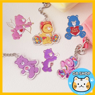 [DAISO Korea] 💗Carebears💗 พวงกุญแจสีรุ้ง และเข็มกลัดหมุด / พวงกุญแจ / ของขวัญสําหรับเด็ก / เครื่องเขียนน่ารัก / ตัวละคร / ของขวัญวันเกิด / อุปกรณ์การเรียน